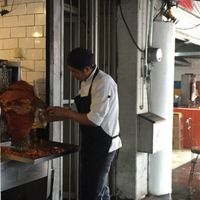 Vegan el pastor taco. So good!  at Por Siempre Vegana Vol II in Mexico City