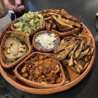 The meat plate  at Por Siempre Vegana Vol II in Mexico City