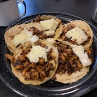Tacos con piña at Por Siempre Vegana Vol II in Mexico City