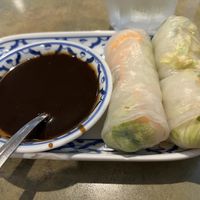 Fresh spring rolls  at The King and I in Rochester