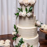 Four tier cake at To Your Health Bakery in Winston-salem