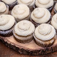 GF vegan cupcakes  at To Your Health Bakery in Winston-salem