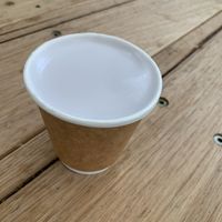 Taro latte with oat milk. Delicious! at CAFFIEND in Greensborough