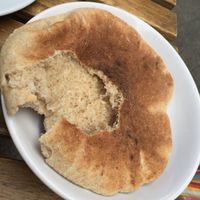 Wholemeal pitta bread free! at Hummus Bar - Hollan Erno in Budapest