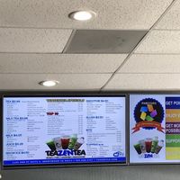 The Menu  at TeaZenTea in Brentwood