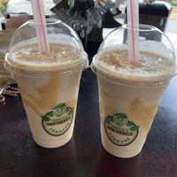 Peanut bitter smoothie! 👌🏽 at Charlie's Raw Squeeze in Clayfield