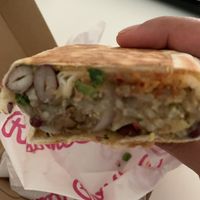 Burrito wrap at Charlie's Raw Squeeze in Clayfield