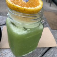 Green juice. Quite nice at Charlie's Raw Squeeze in Clayfield