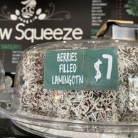 Really good range of cakes and sweets  at Charlie's Raw Squeeze in Clayfield