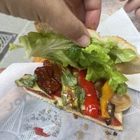 Forgot to take a photo before I tucked in!   at Pan e Vin in Corniglia