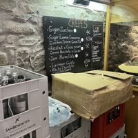 Crepe menu  at 5 Terre in Manarola