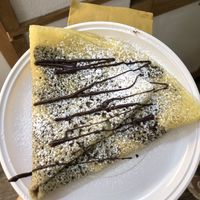 Vegan chocolate spread Crêpe   at 5 Terre in Manarola