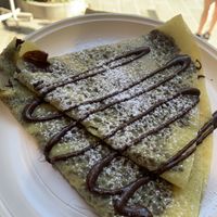 hazelnut & cocoa crepe  at 5 Terre in Manarola
