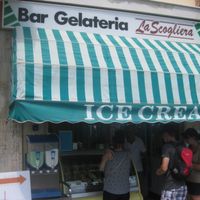 Outside at La Scogliera Gelateria in Monterosso Al Mare