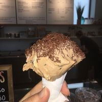 Chocolate Cookie Dough Cone! at FoMu - Tremont in Boston