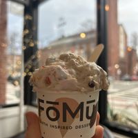 Half cake batter, half chai oatmeal cookie  at FoMu - Tremont in Boston