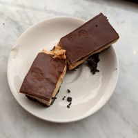 Chocolate peanut butter cup pastry--forgot to take photo before we split it for two at FoMu - Tremont in Boston