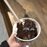 the brownie sundae!  at FoMu - Tremont in Boston