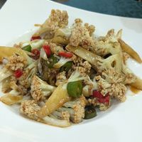 Cauliflower with soy sauce at Shangdao Vegetarian 上道素食 in Xian