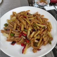 Fermented celery in cognac at Shangdao Vegetarian 上道素食 in Xian