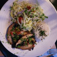 Portobello mushrooms  at Bistro Arbol in Lanzarote
