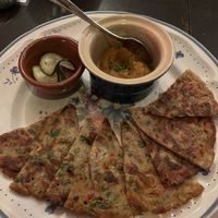 Indian Pancakes  at Bistro Arbol in Lanzarote