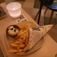 Homemade fries at Bistro Arbol in Lanzarote