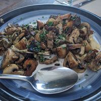 Mushroom main at Bistro Arbol in Lanzarote