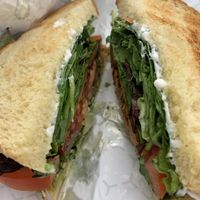 BLT sandwich (with tempeh) at The Lil Organic Kitchen in Cobourg