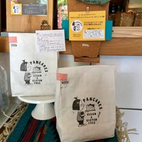Vegan pancakes to go at Soda Cafe in Hayama