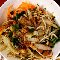 Lemongrass tofu with rice noodle salad. at Rendezvous du Vietnam in Cairns