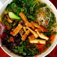 Combination noodle soup. at Rendezvous du Vietnam in Cairns