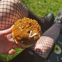 Biscoff vegan donut at The Rolling Donut - Dublin 2 in Dublin