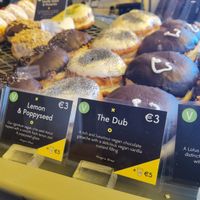 Range of vegan donuts at The Rolling Donut - Dublin 2 in Dublin