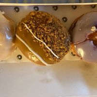 Three vegan donuts  at The Rolling Donut - Dublin 2 in Dublin