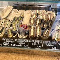 Stullen (german for sandwiches) at Frankfurter Pause in Frankfurt