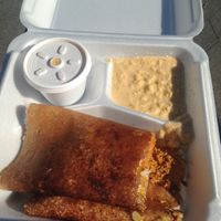 Dosa in a box at NY Dosas in New York City