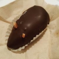 Rato de chocolate at Confeitaria Henrique Carvalho in Matosinhos