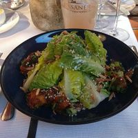 Salat mit geräuchertem Tofu und Quinoa at Zum Scheele in Stralsund