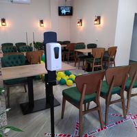 Now they have more space, after the pandemic you can go there with a group :-) at Veganes Cigköfte in Limburg