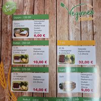 Menu at Veganes Cigköfte in Limburg