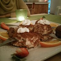 Dessert selection, tiramisu and chocolate at Past & Future in Fuerteventura