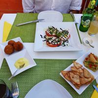 Entres/Tapas: Croquettes, Caprese, Guacamole at Past & Future in Fuerteventura