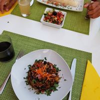 Main: Cuban Risotto and Dürüm at Past & Future in Fuerteventura