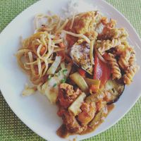 Vegan buffet at Past & Future in Fuerteventura