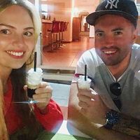 Little creamy vegan chocolate shots at the end of our meal 😍🌿 theses were absolutely delicious!  at Past & Future in Fuerteventura