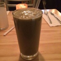 matcha drink at Quintessence in New York City