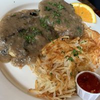 Vegan Biscuits and Gravy at Oak  in Seattle