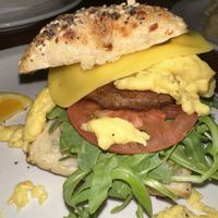 Vegan Oakie Dokie: Just Egg, Chao, veg, chipotle aioli   at Oak  in Seattle