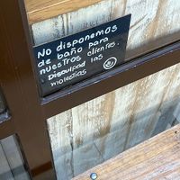 No restroms at Mama Elba in Madrid